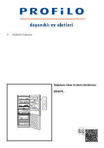 Kullanım kılavuzu Profilo D3076ICAP Donduruculu buzdolabı