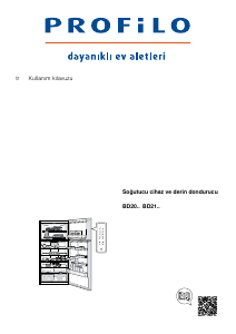 Kullanım kılavuzu Profilo D2186IEXN Donduruculu buzdolabı