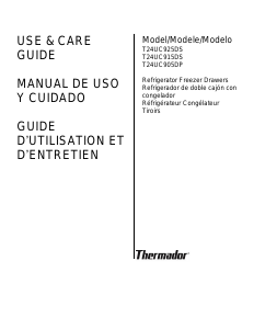 Manual de uso Thermador T24UC915DS Frigorífico combinado
