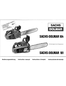 Manual Dolmar 101 Chainsaw