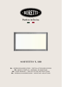 Bedienungsanleitung Boretti SOFFITTOX100 Dunstabzugshaube