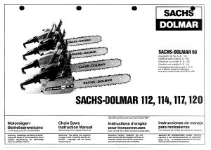 Bedienungsanleitung Dolmar 112 Kettensäge