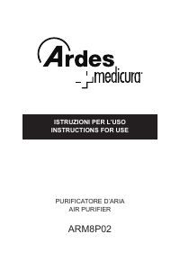 Manual Ardes ARM8P02 Air Purifier