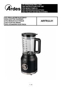 Mode d’emploi Ardes ARFRUL01 Blender