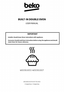 Manual BEKO WOD30100SS Oven