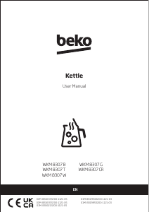 Manual BEKO WKM 8307 G Kettle