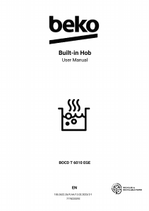 Manual BEKO BOCD T 6010 EGE Hob
