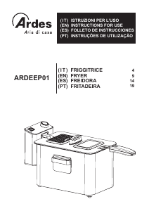 Bruksanvisning Ardes ARDEEP01 Fritös