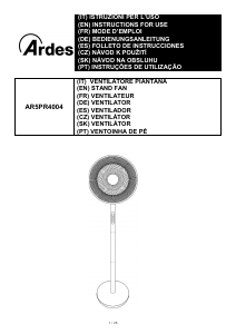 Mode d’emploi Ardes AR5PR4004 Ventilateur
