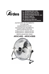 Mode d’emploi Ardes AR5C45BB Ventilateur