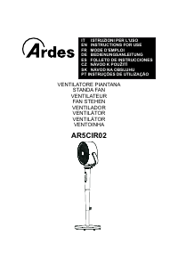 Mode d’emploi Ardes AR5CIR02 Ventilateur