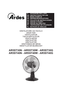 Mode d’emploi Ardes AR5ST40N Ventilateur