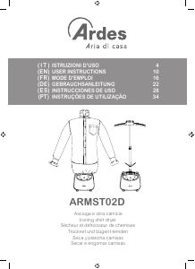 Manual de uso Ardes ARMST02D Vaporizador de prendas