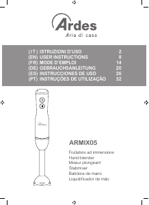 Handleiding Ardes ARMIX05 Staafmixer