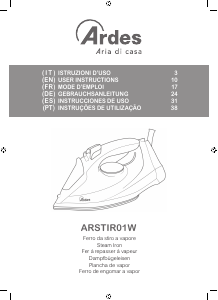 Manual de uso Ardes ARSTIR01W Plancha
