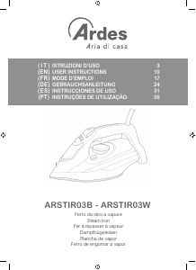 Manual de uso Ardes ARSTIR03B Plancha
