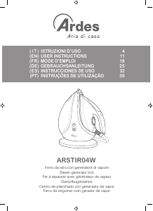 Manual de uso Ardes ARSTIR04W Plancha