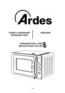 Bruksanvisning Ardes AR6430PR Ugn