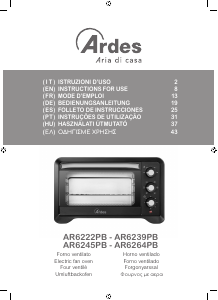 Használati útmutató Ardes AR6239PB Kemence