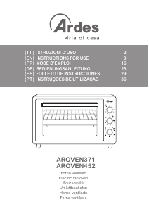 Mode d’emploi Ardes AROVEN452 Four