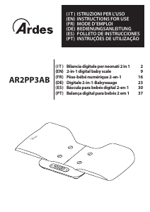 Manual de uso Ardes AR2PP3AB Báscula