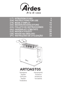 Használati útmutató Ardes ARTOAST05 Kenyérpirító