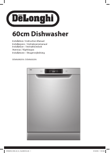 Käyttöohje DeLonghi DDW60W25N Astianpesukone