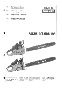 Manual Dolmar 166 Chainsaw