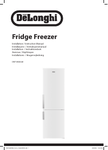 Bruksanvisning DeLonghi DNF186W24E Kyl-frys