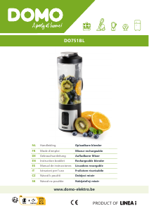 Manuale Domo DO751BL Frullatore