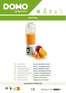 Manuale Domo DO752BL Frullatore