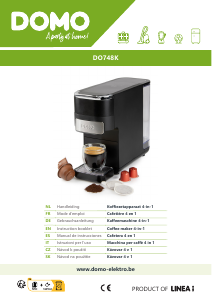 Bedienungsanleitung Domo DO748K Kaffeemaschine