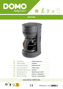 Manuale Domo DO754K Macchina da caffè