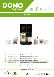 Bedienungsanleitung Domo DO744K Kaffeemaschine