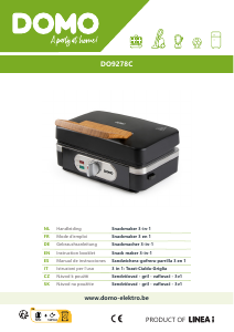 Handleiding Domo DO9278C Contactgrill