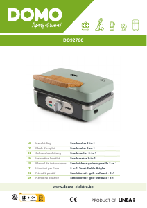 Manual Domo DO9276C Contact Grill
