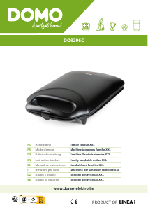 Handleiding Domo DO9296C Contactgrill