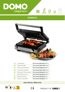 Manual Domo DO9287G Contact Grill