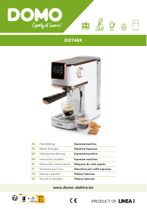 Manual de uso Domo DO746K Máquina de café espresso