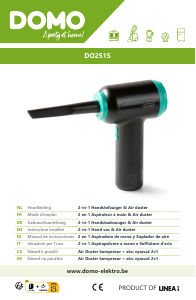 Bedienungsanleitung Domo DO251S Handstaubsauger