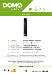 Manuale Domo DO7358H Termoventilatore