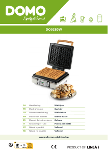 Handleiding Domo DO9280W Wafelijzer