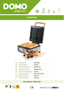 Mode d’emploi Domo DO9273W Gaufrier