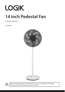 Bruksanvisning Logik L14PFBW25 Fläkt