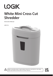 Bruksanvisning Logik LMNCT26 Dokumentförstörare