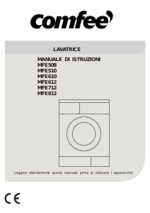 Manual Comfee MFE812 Washing Machine