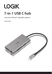 Bruksanvisning Logik L7IN1LA25K USB-hub