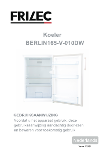 Mode d’emploi Frilec BERLIN166-V-010CW Réfrigérateur