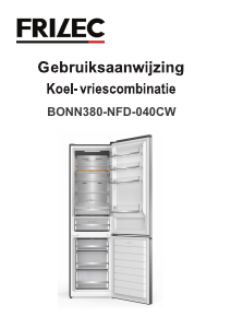 Manual Frilec BONN380-NFD-040CW Fridge-Freezer