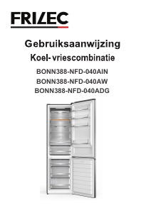 Manual Frilec BONN388-NFD-040AIN Fridge-Freezer